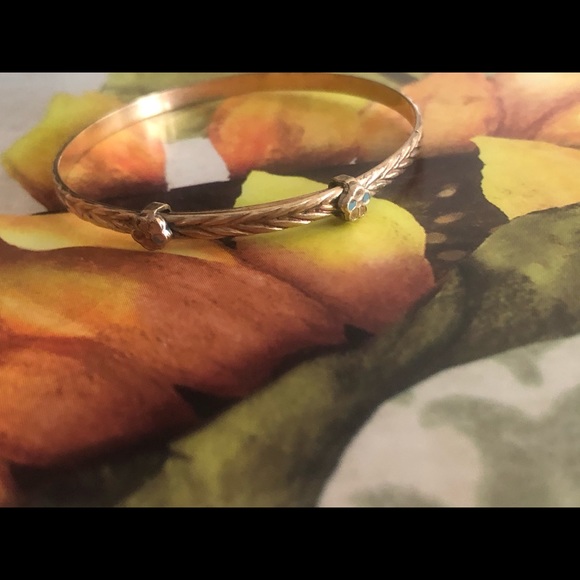 Adorable vintage 12kt gold adjustable bracelet - Picture 8 of 10